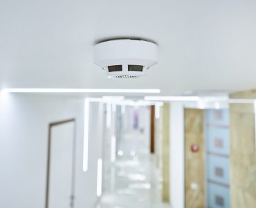 Automatic fire safety system with copy space.